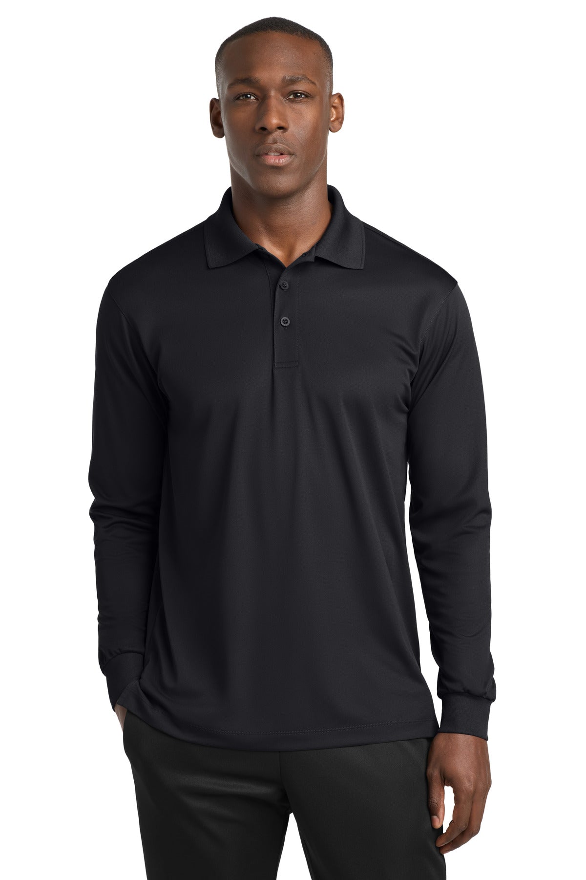 Sport-Tek® Long Sleeve Micropique Sport-Wick® Polo