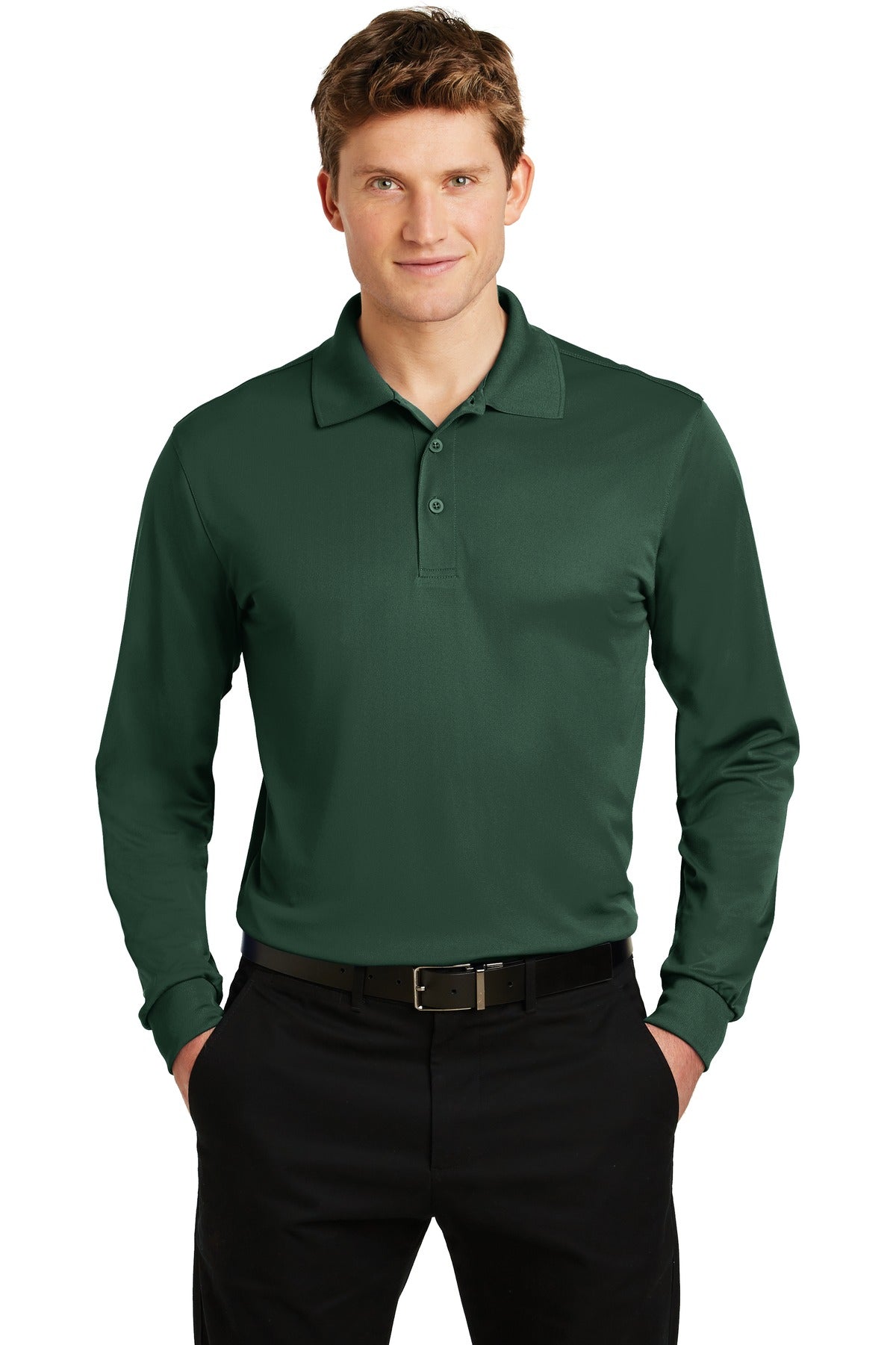 Sport-Tek? Long Sleeve Micropique Sport-Wick? Polo. ST6