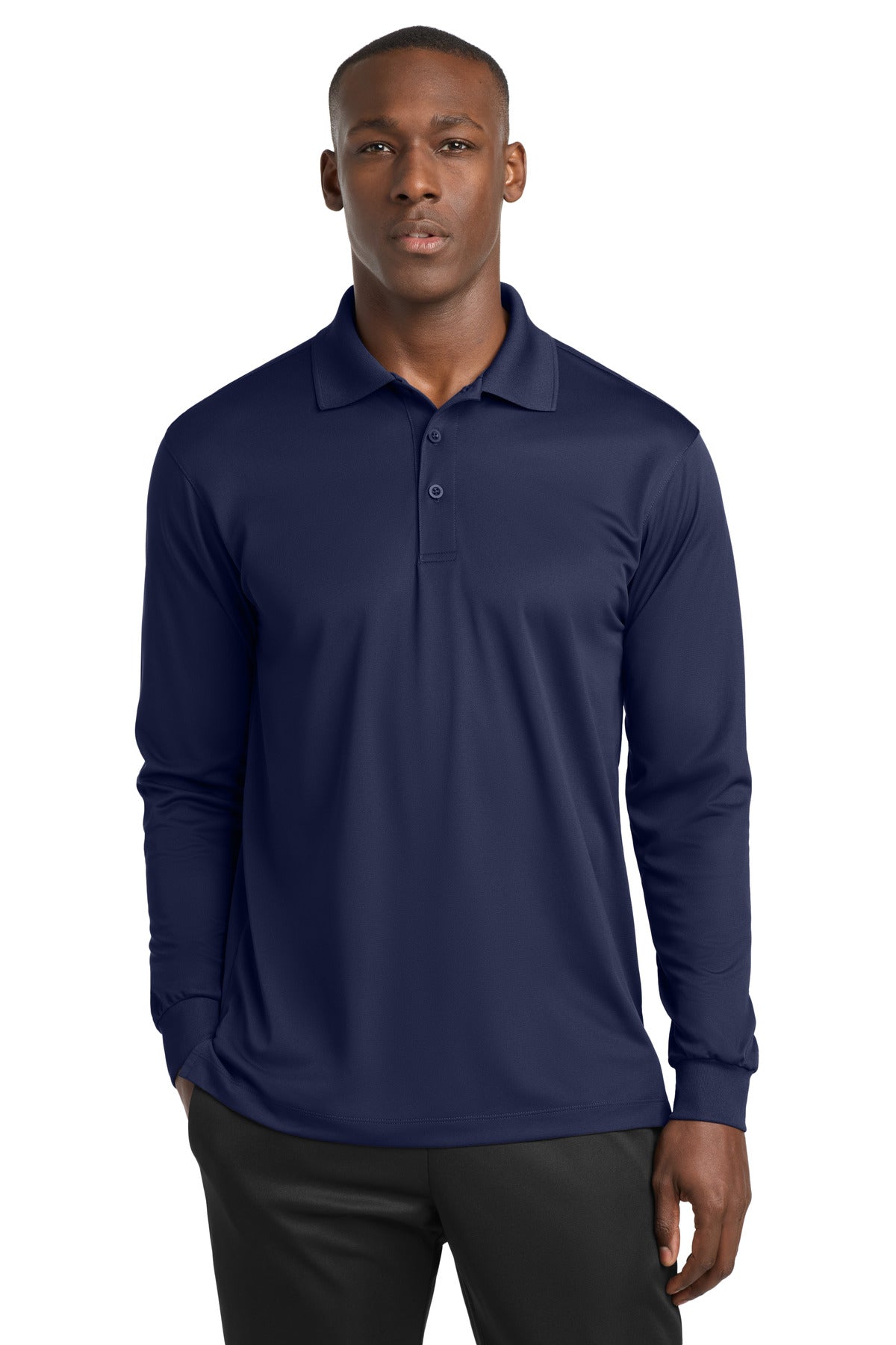 Sport-Tek® Long Sleeve Micropique Sport-Wick® Polo