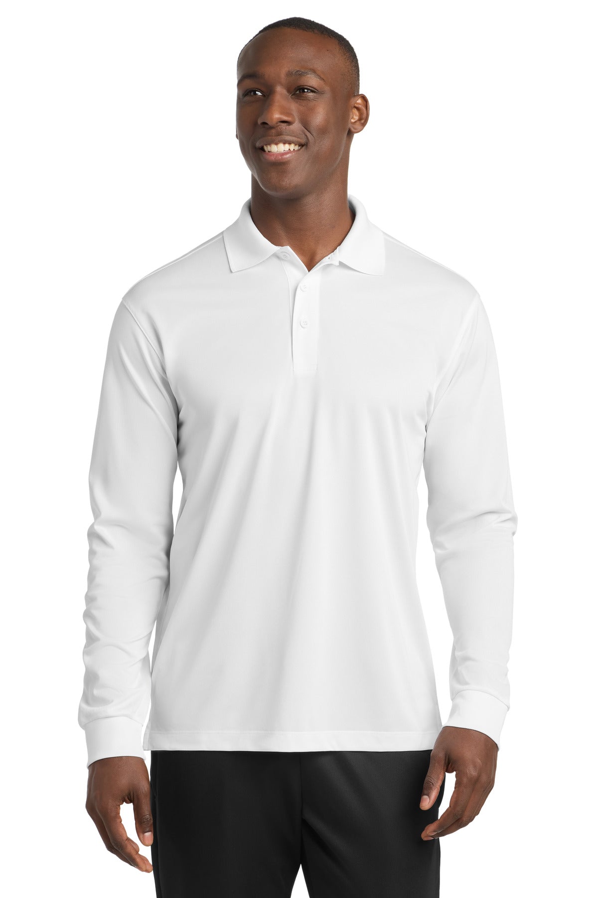 Sport-Tek® Long Sleeve Micropique Sport-Wick® Polo