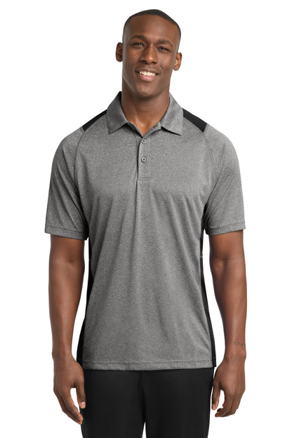Sport-Tek® Heather Colorblock Contender™ Polo