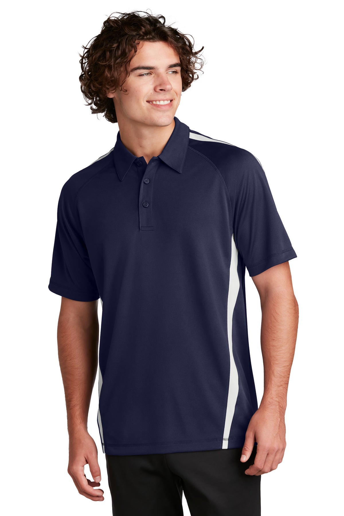 Sport-Tek? PosiCharge? Micro-Mesh Colorblock Polo. ST68