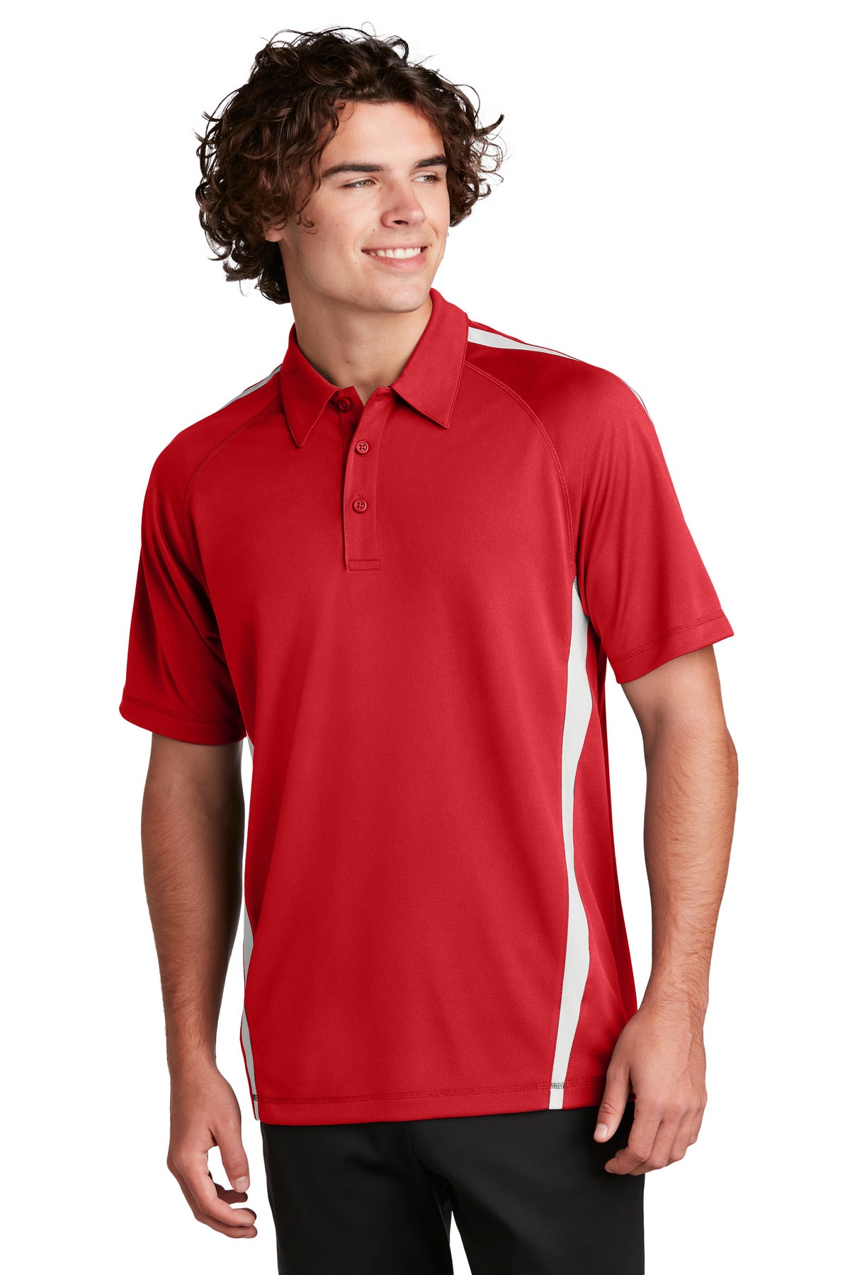 Sport-Tek? PosiCharge? Micro-Mesh Colorblock Polo. ST68