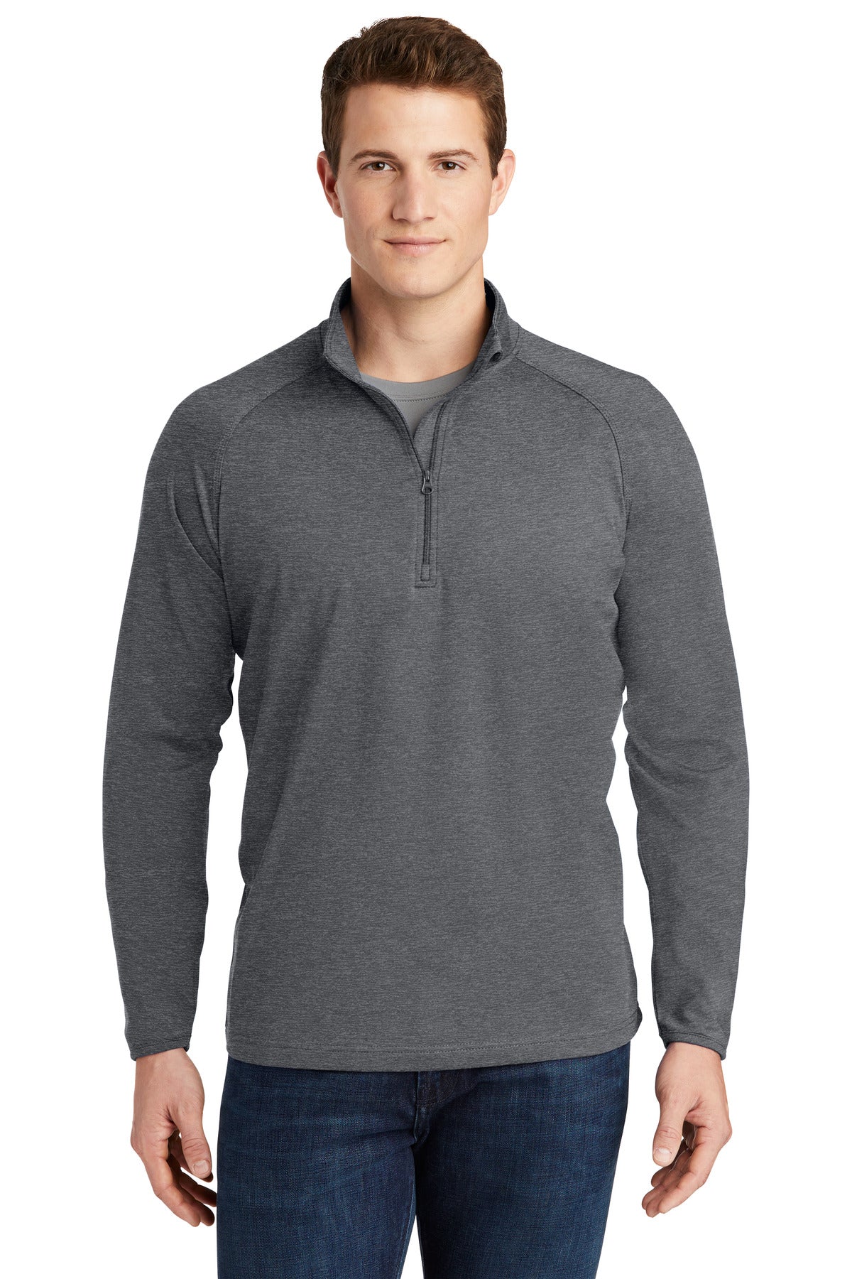Sport-Tek? Sport-Wick? Stretch 1/4-Zip Pullover. ST850