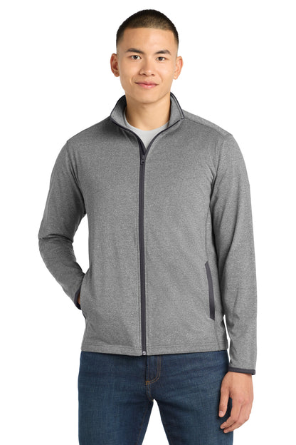 Sport-Tek® Sport-Wick® Stretch Contrast Full-Zip Jacket