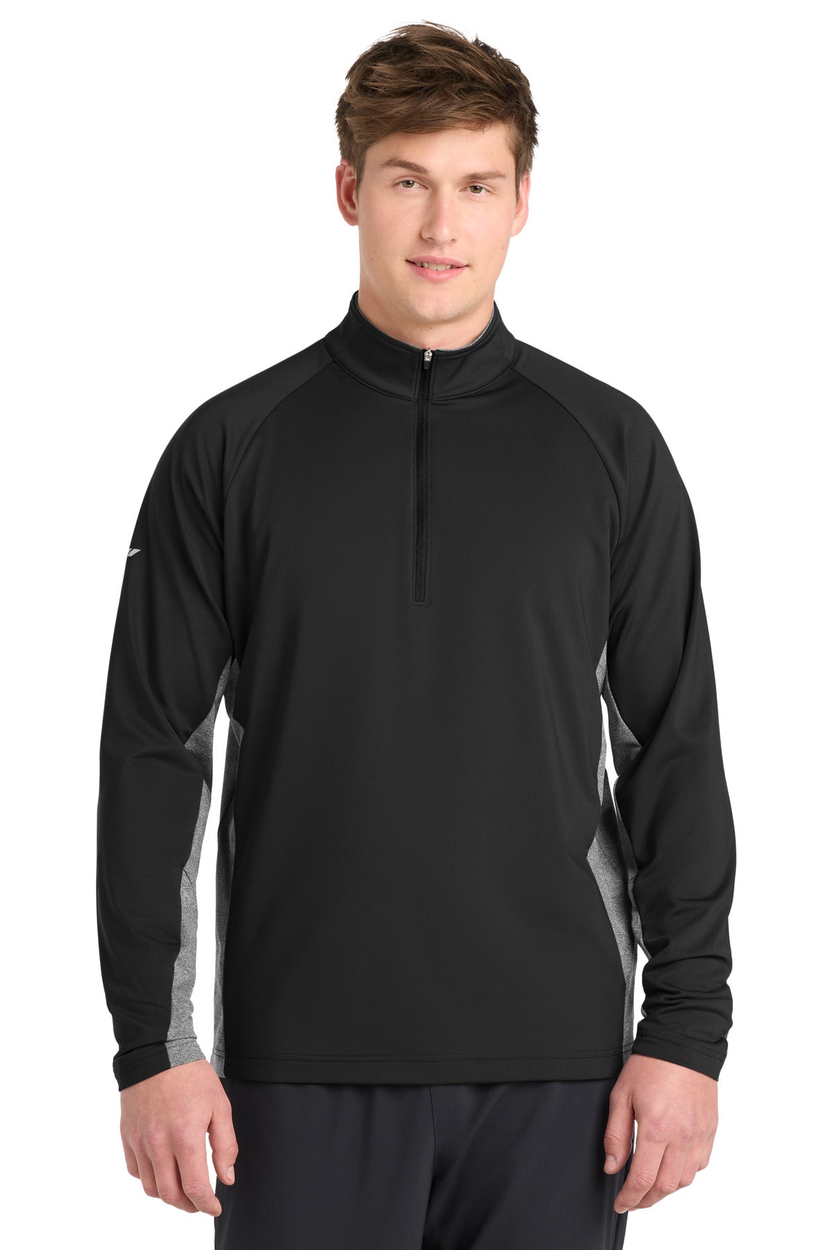 Sport-Tek® Sport-Wick® Stretch Contrast 1/4-Zip Pullover