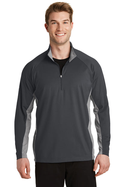 Sport-Tek? Sport-Wick? Stretch Contrast 1/4-Zip Pullove