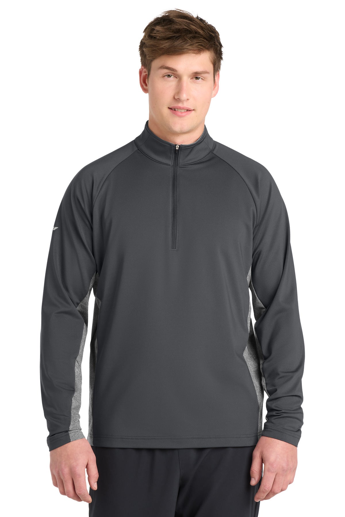 Sport-Tek® Sport-Wick® Stretch Contrast 1/4-Zip Pullover