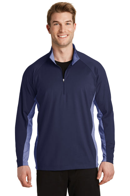 Sport-Tek? Sport-Wick? Stretch Contrast 1/4-Zip Pullove