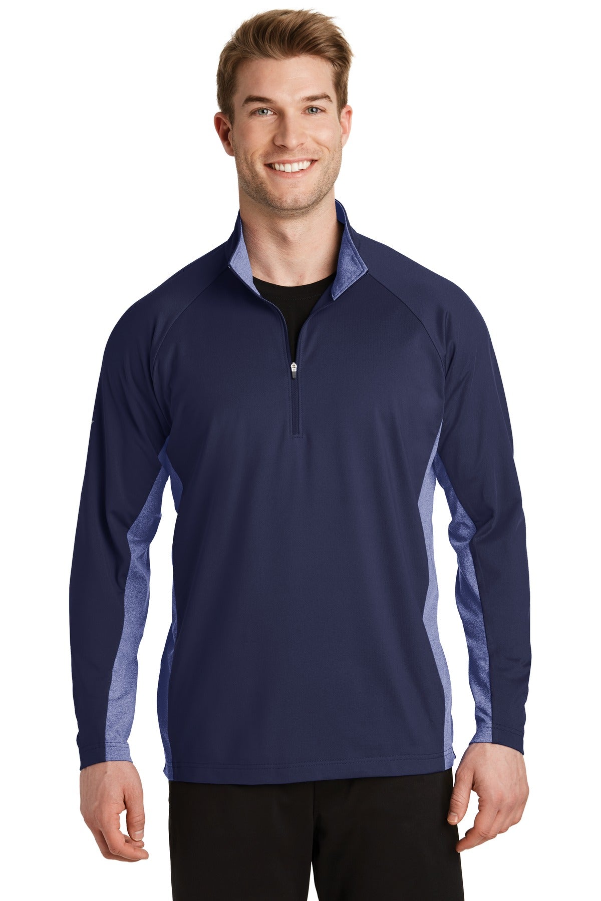 Sport-Tek? Sport-Wick? Stretch Contrast 1/4-Zip Pullove