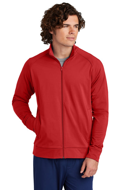 Sport-Tek? Sport-Wick? Stretch Full-Zip Cadet Jacket ST