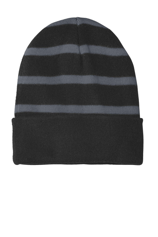 Sport-Tek? Striped Beanie with Solid Band. STC31