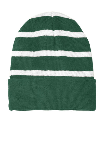 Sport-Tek? Striped Beanie with Solid Band. STC31