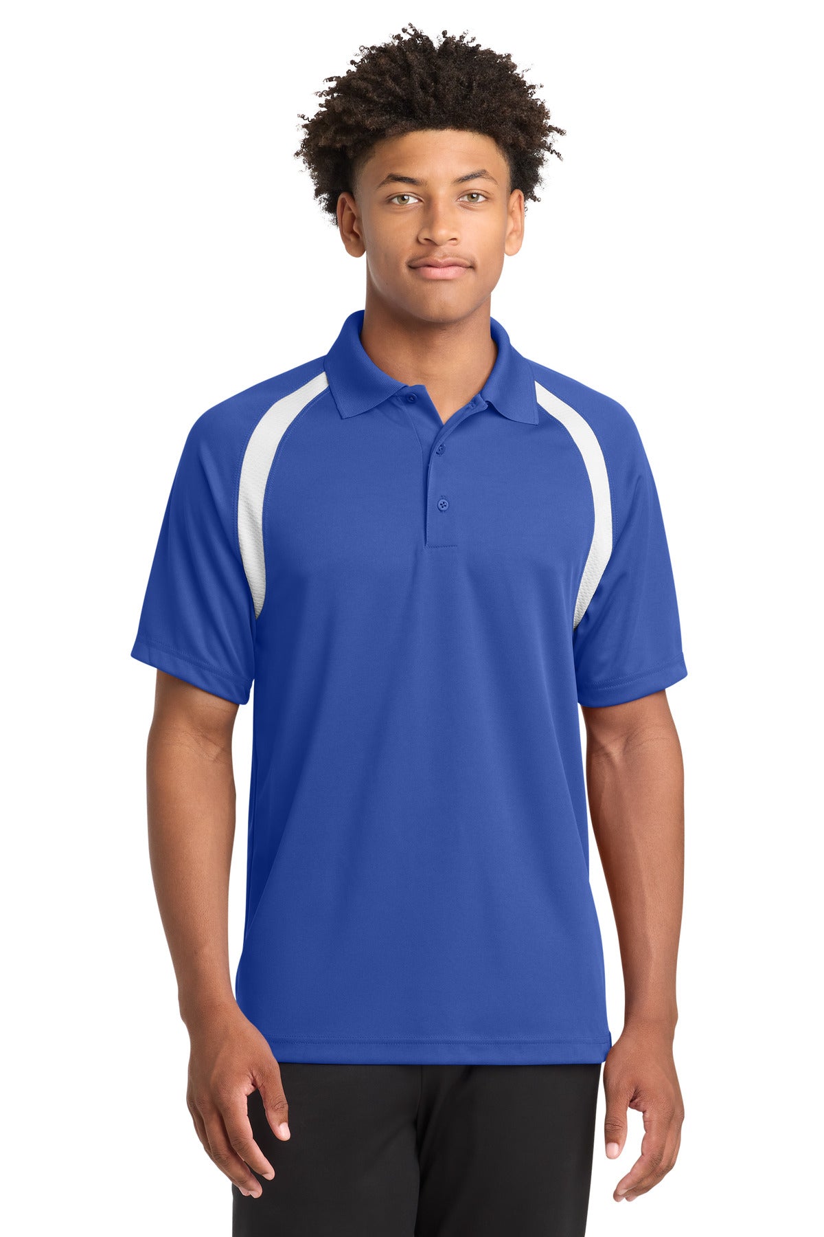 Sport-Tek® Dry Zone® Colorblock Raglan Polo