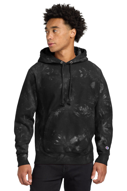 Champion ? Reverse Weave ? Scrunch-Dye Tie-Dye Hooded S
