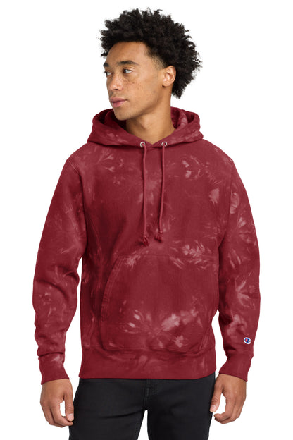Champion ? Reverse Weave ? Scrunch-Dye Tie-Dye Hooded S