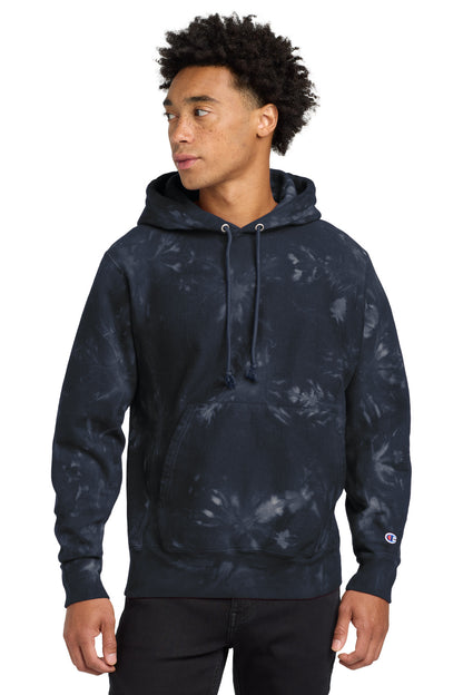 Champion ? Reverse Weave ? Scrunch-Dye Tie-Dye Hooded S