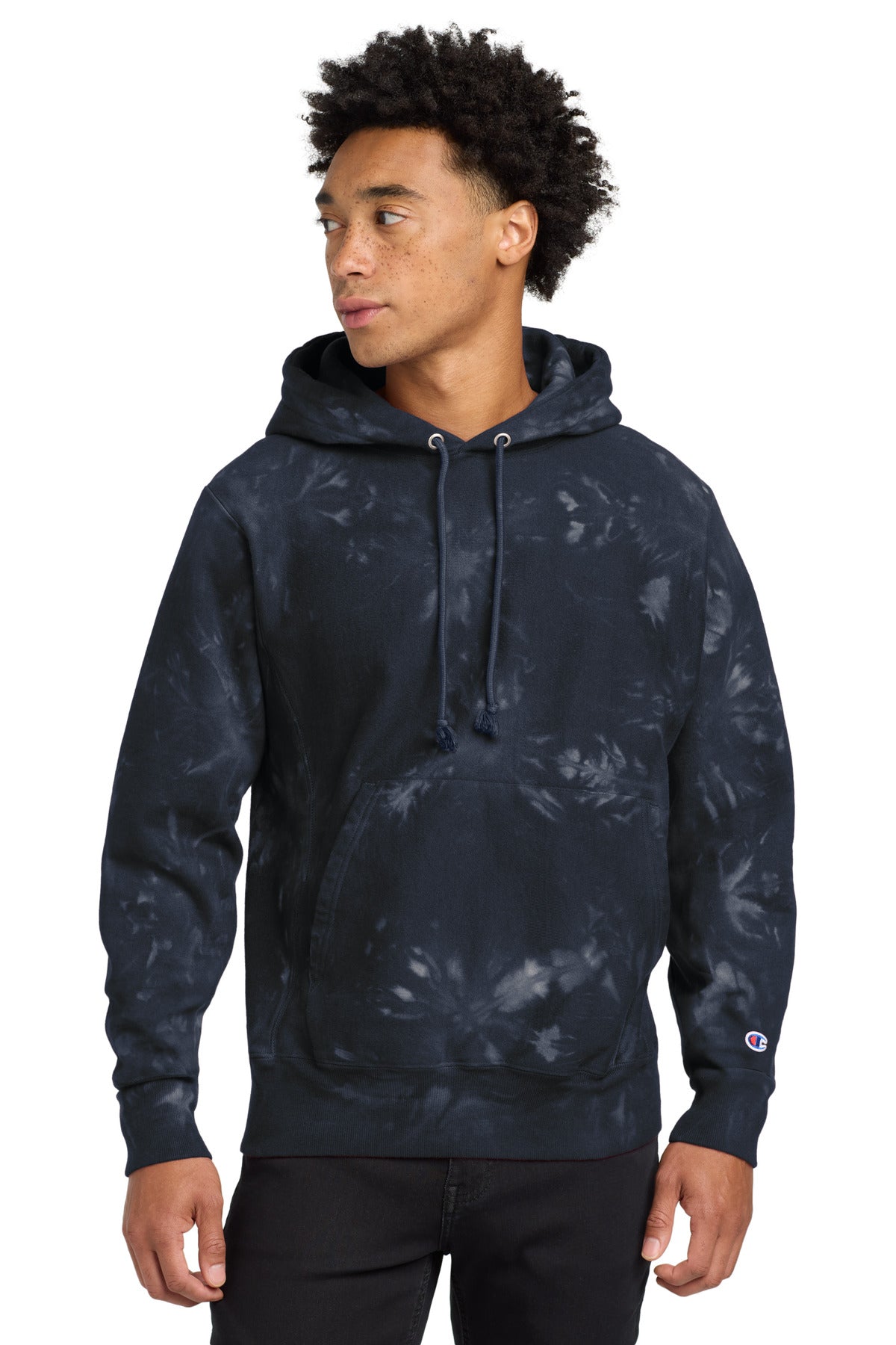 Champion ? Reverse Weave ? Scrunch-Dye Tie-Dye Hooded S