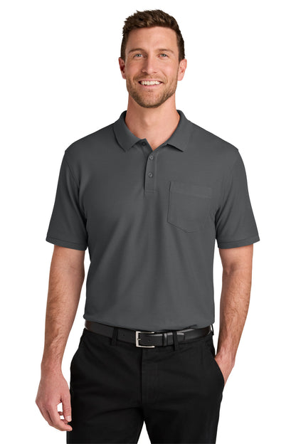 Port Authority® Tall Wearever Signature Pique Pocket Polo