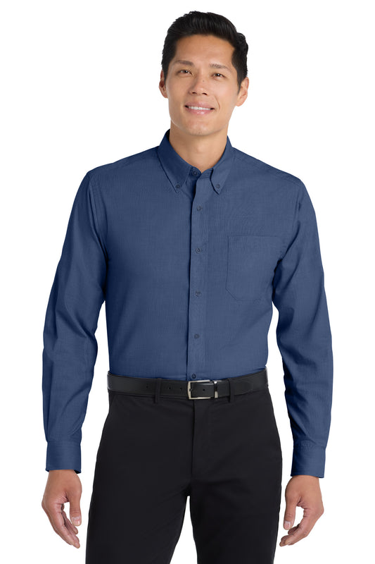 Port Authority® Tall Crosshatch Easy Care Shirt