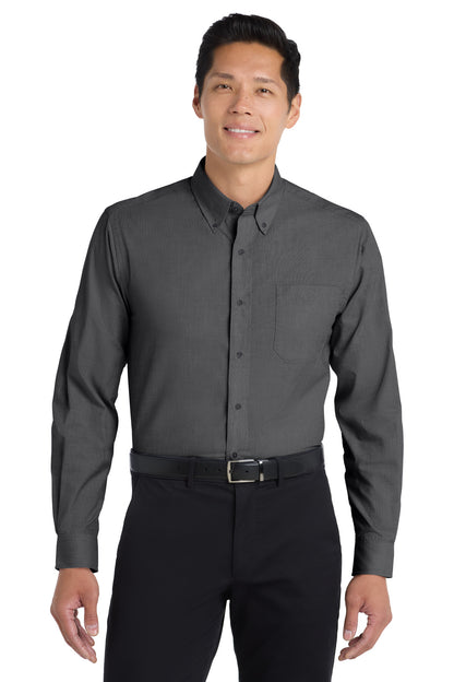 Port Authority® Tall Crosshatch Easy Care Shirt
