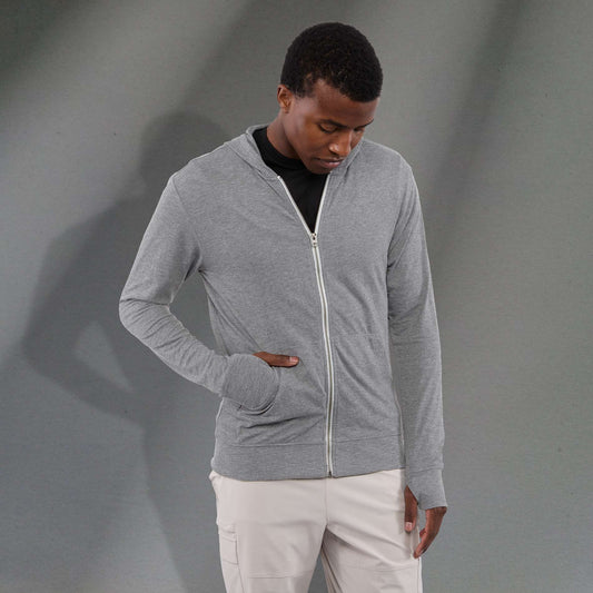 Men’s  Garner Knit Full Zip Hoody - TM18731