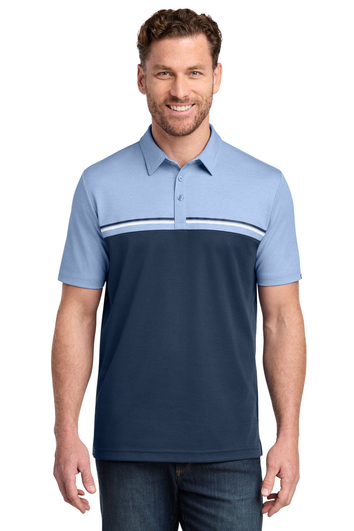 TravisMathew Sunset Blocked Polo