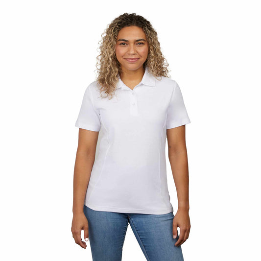PALO Short Sleeve 100% Cotton Pique Polo - Women's - TM96648