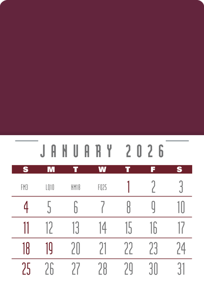 Triumph Calendars PressNStick Contemporary Calendar-V7898