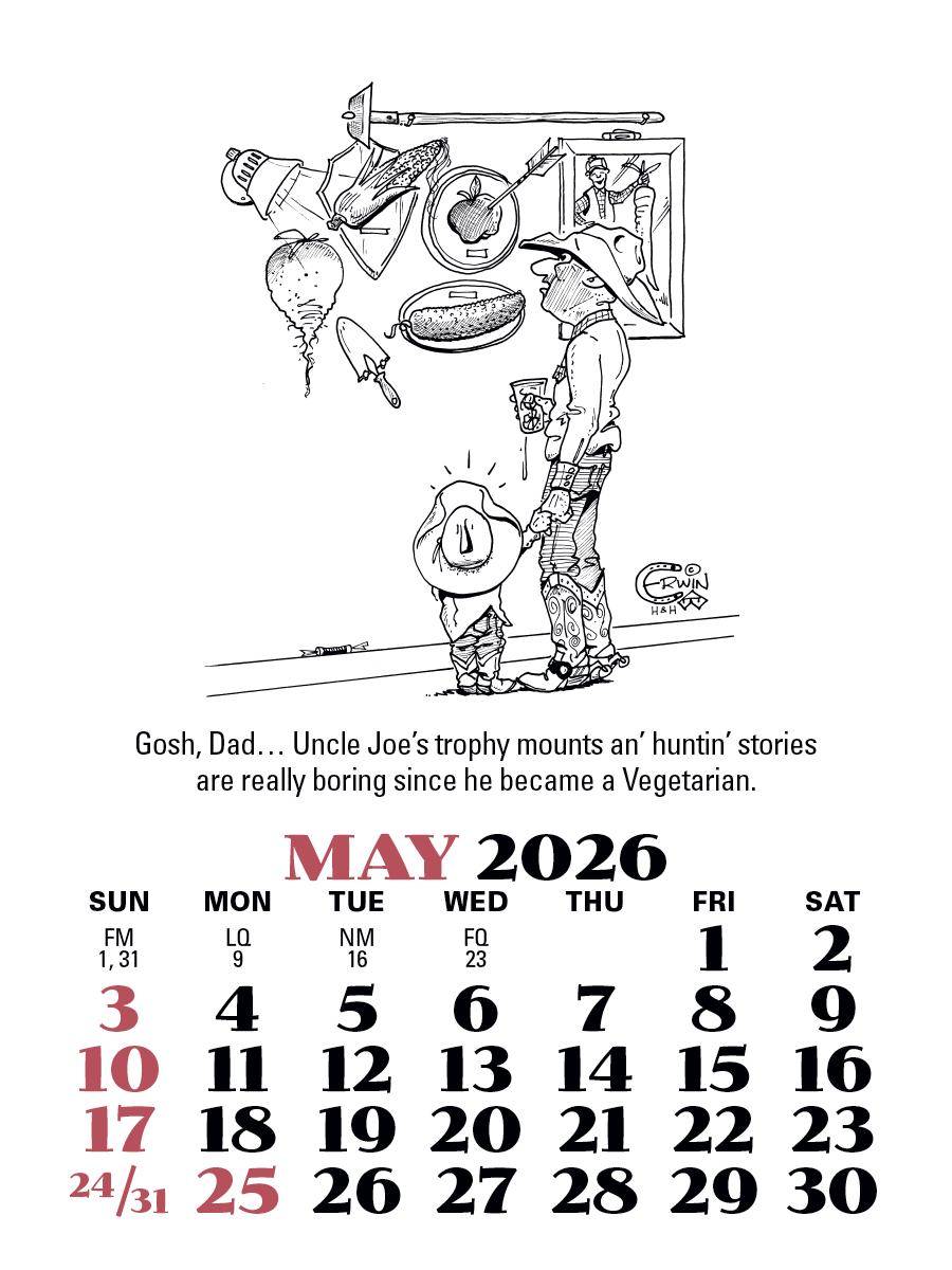 Triumph Calendars PressNStick Cowboy Calendar-V8879