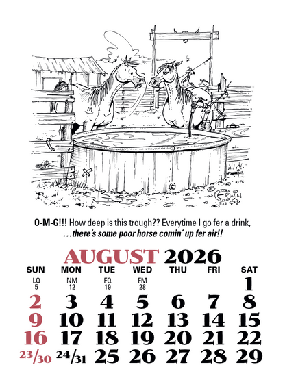 Triumph Calendars PressNStick Cowboy Calendar-V8879