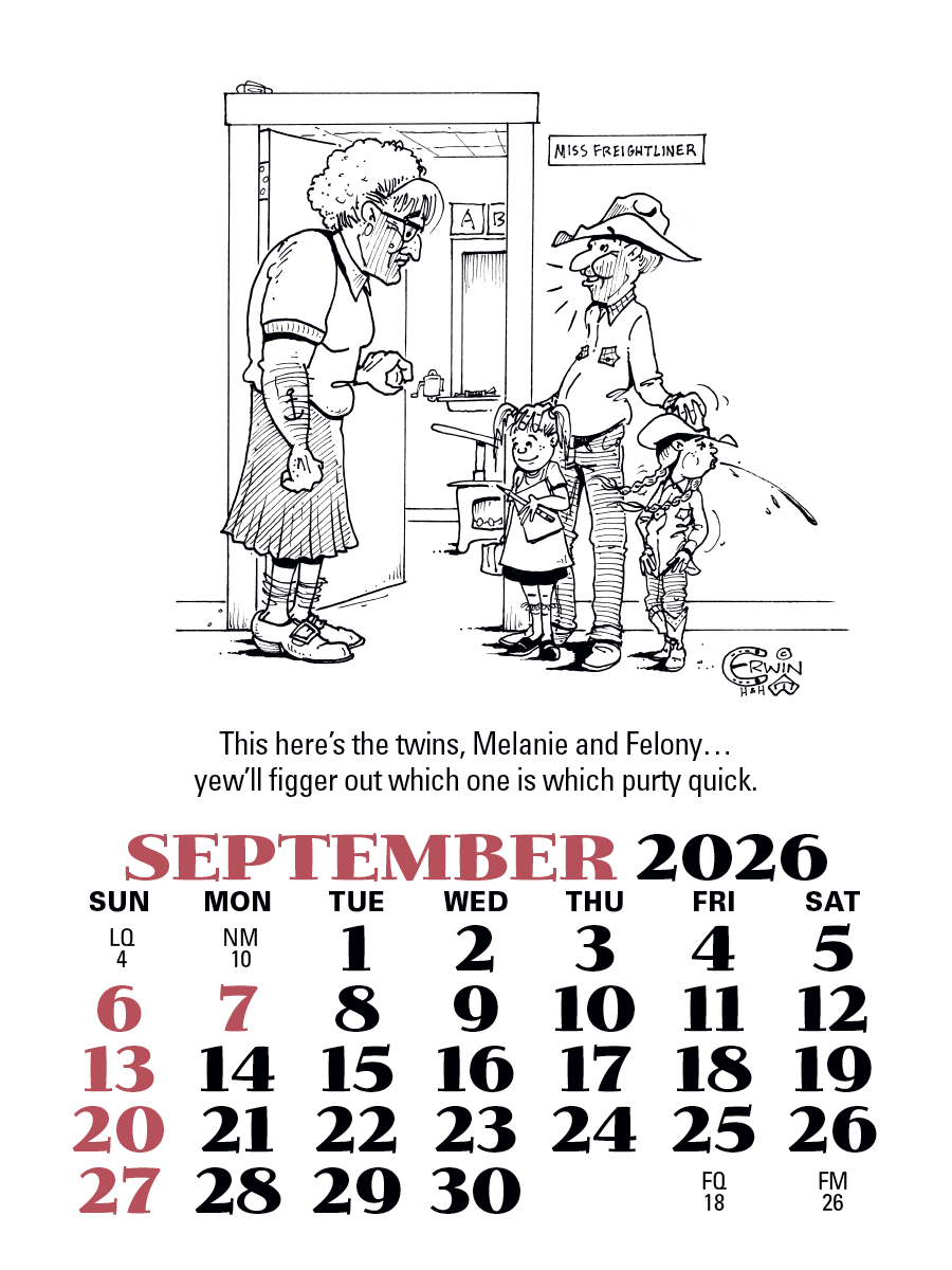 Triumph Calendars PressNStick Cowboy Calendar-V8879