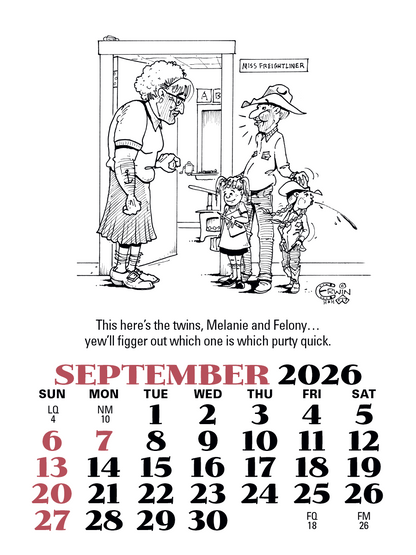 Triumph Calendars PressNStick Cowboy Calendar-V8879