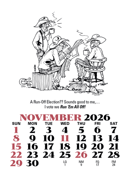 Triumph Calendars PressNStick Cowboy Calendar-V8879