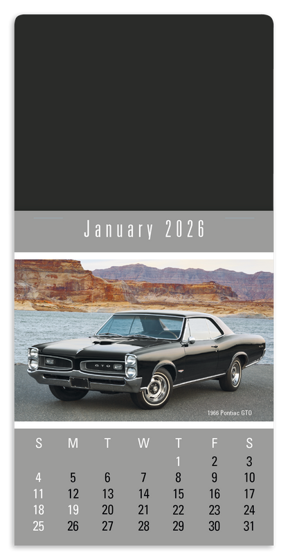 Triumph Calendars PressNStick Cruisin Cars Calendar-V8884