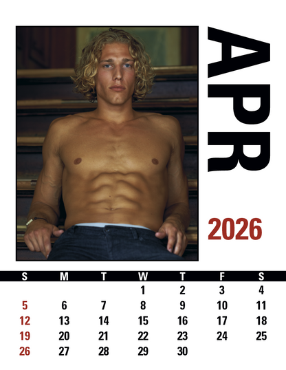 Triumph Calendars PressNStick Male Call Calendar-V8889