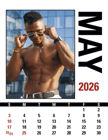 Triumph Calendars PressNStick Male Call Calendar-V8889
