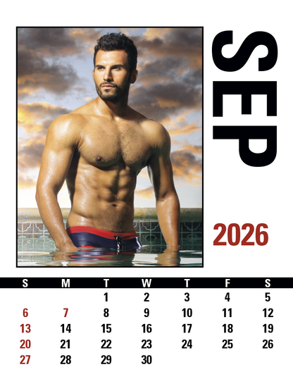 Triumph Calendars PressNStick Male Call Calendar-V8889