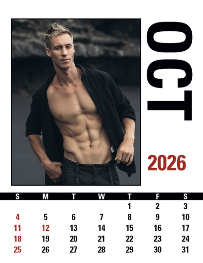 Triumph Calendars PressNStick Male Call Calendar-V8889