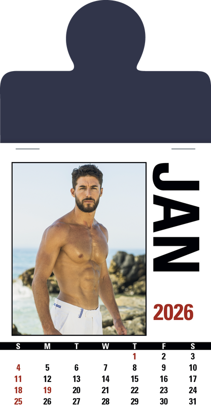 Triumph Calendars PressNStick Male Call Calendar-V8889