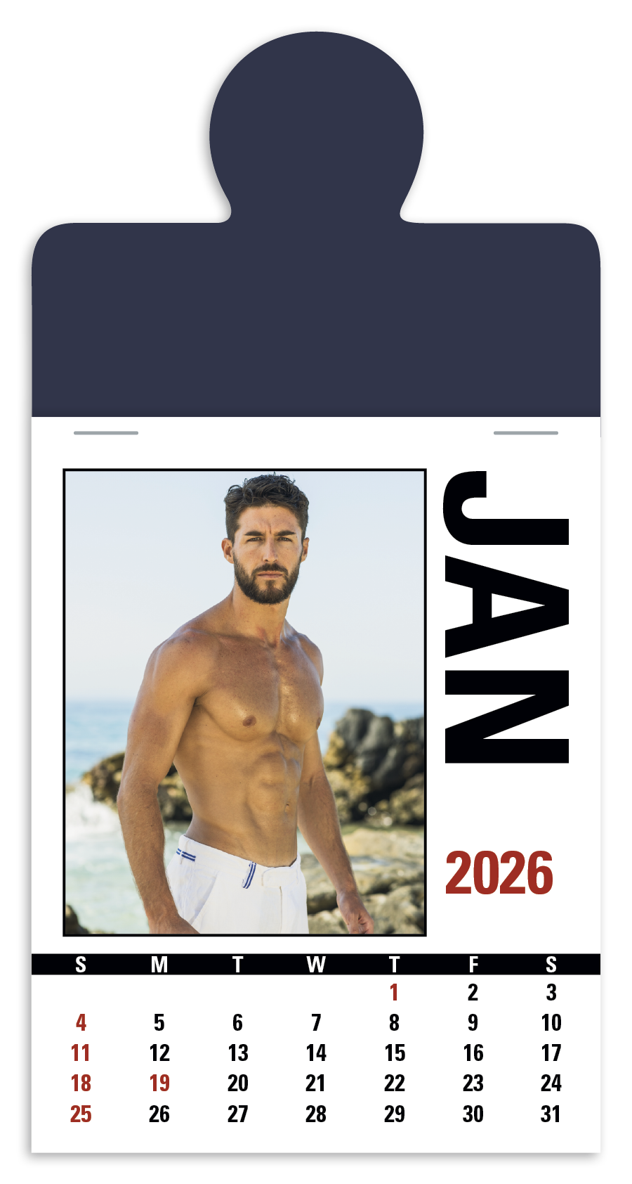 Triumph Calendars PressNStick Male Call Calendar-V8889