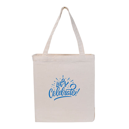 Patriotic Gusseted Cotton Tote-VBAG111