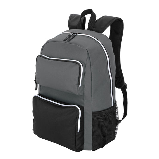 RPET DoublePocket Computer Backpack-VBAG120