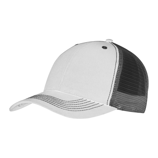 Color Accent Mesh Snapback Cap-VHDW007