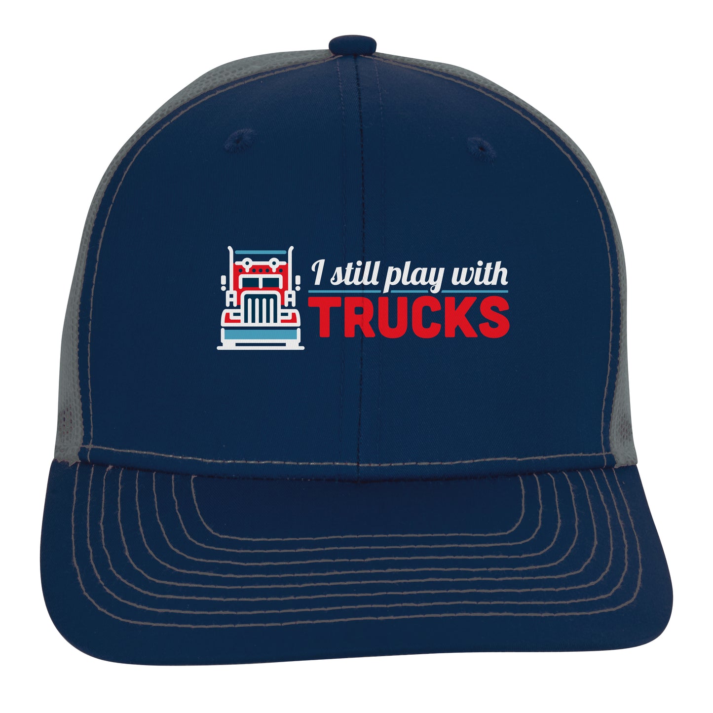 Snapback Meshback Trucker Cap-VHDW26281