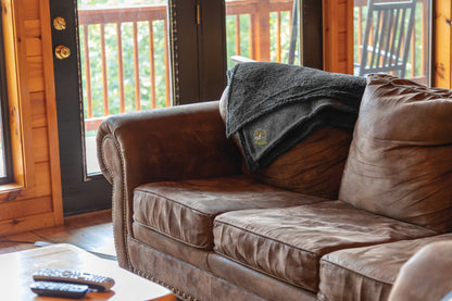 SherpaBacked Heathered Blanket-VOUT024