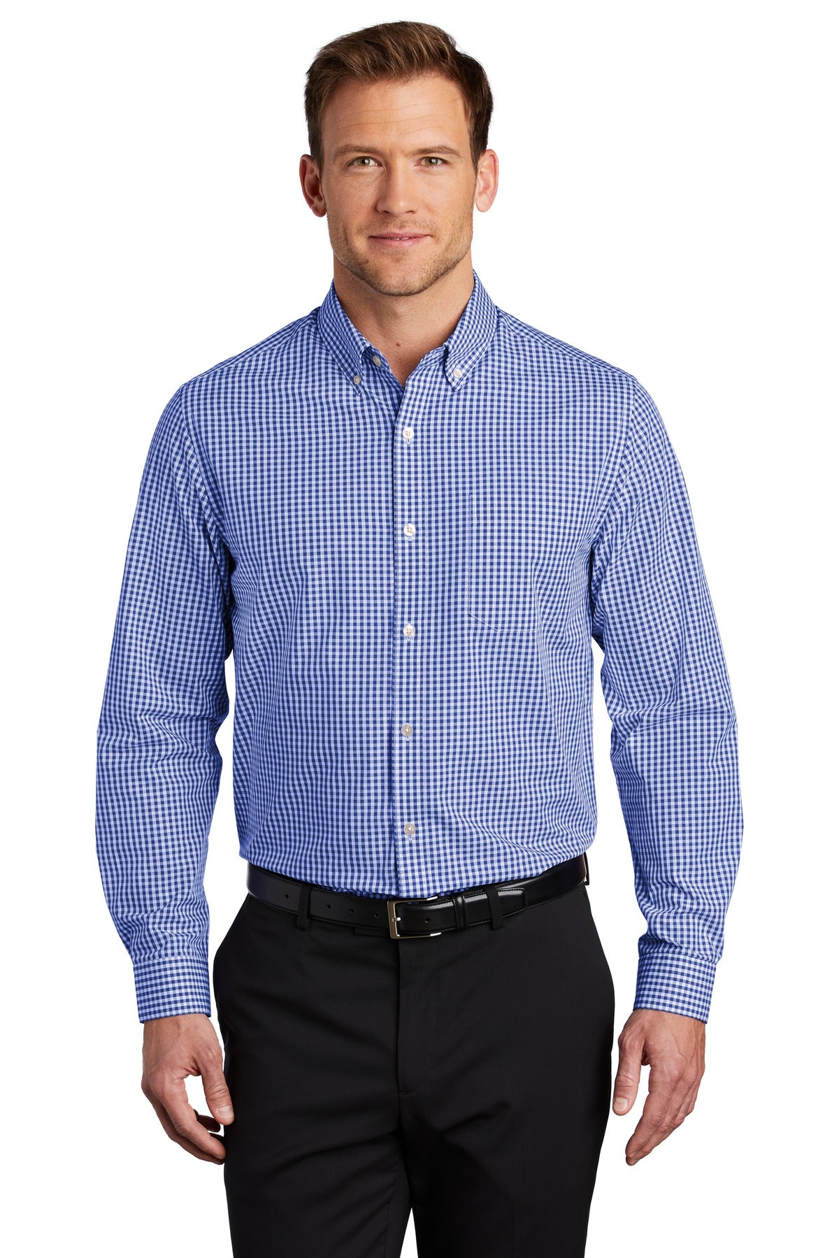 Port Authority ? Broadcloth Gingham Easy Care Shirt W64