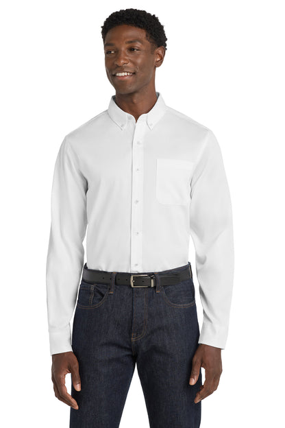 Port Authority? Long Sleeve SuperPro React? Twill Shirt