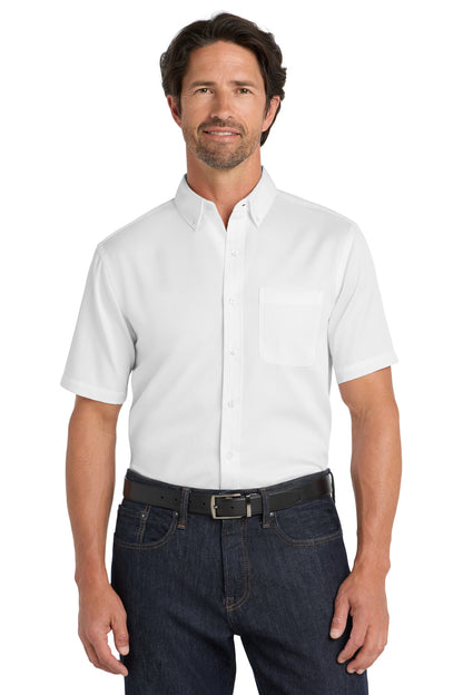 Port Authority? Short Sleeve SuperPro React? Twill Shir