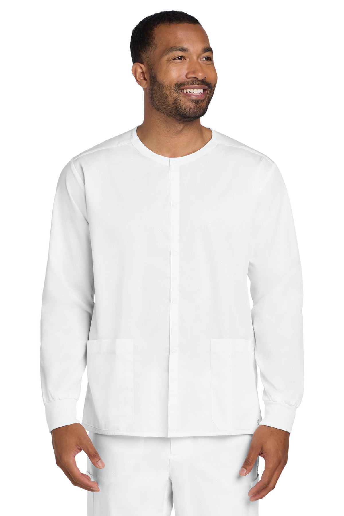 Wink® Unisex WorkFlex Snap-Front Scrub Jacket